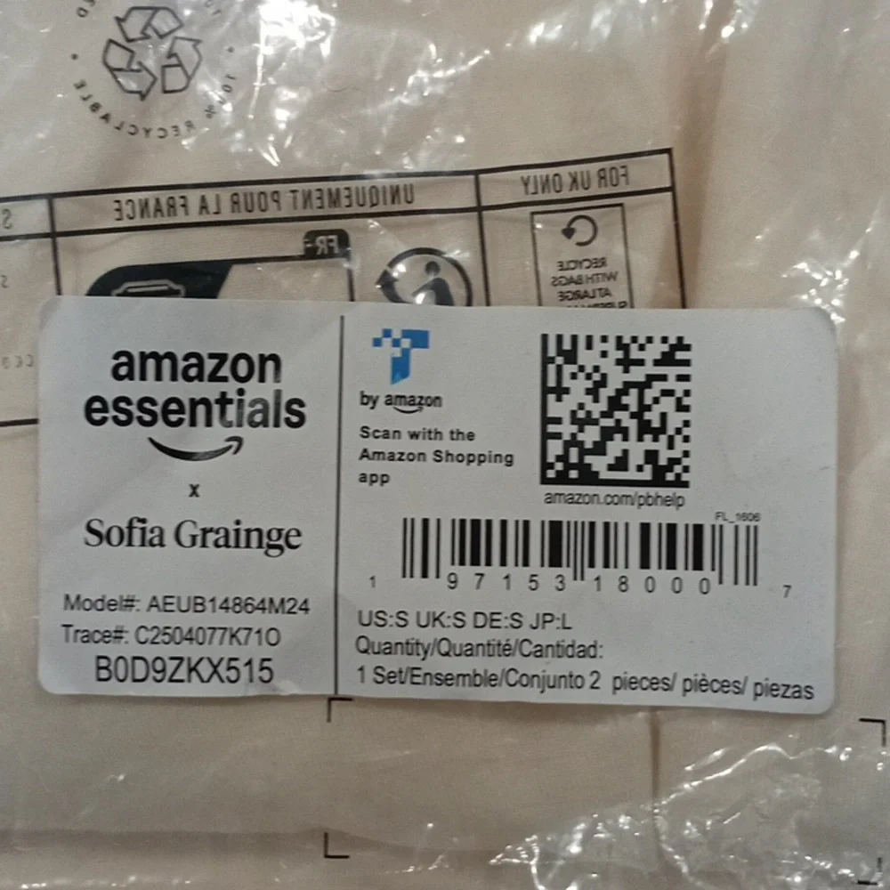 Amazon Essentials Women's Cream Pajama Set - Picture 10 of 10